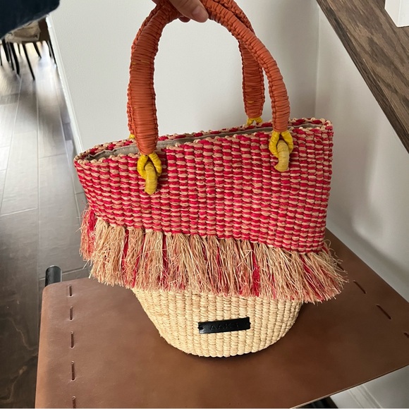 AAKS Tia Raffia Bucket bag - Picture 5 of 8